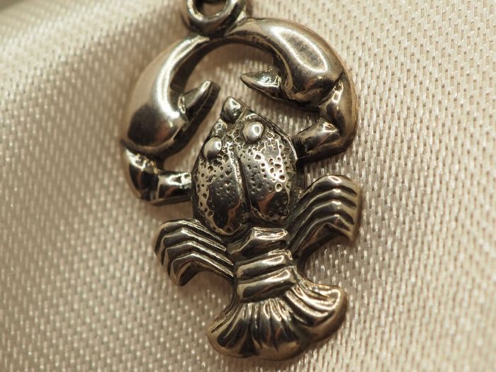 Серебряная подвеска Знаки Зодиака Рак из серебра 925-617